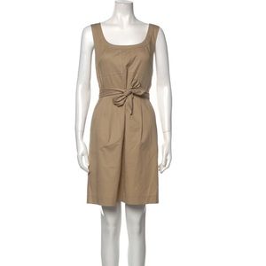Tory Burch Tan Scoop Neck Mini Dress size 6